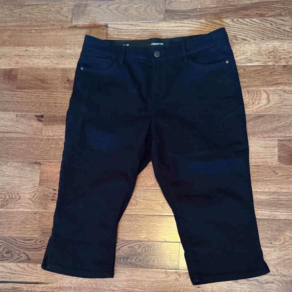 Liz Claiborne Navy Mid-Rise Pants